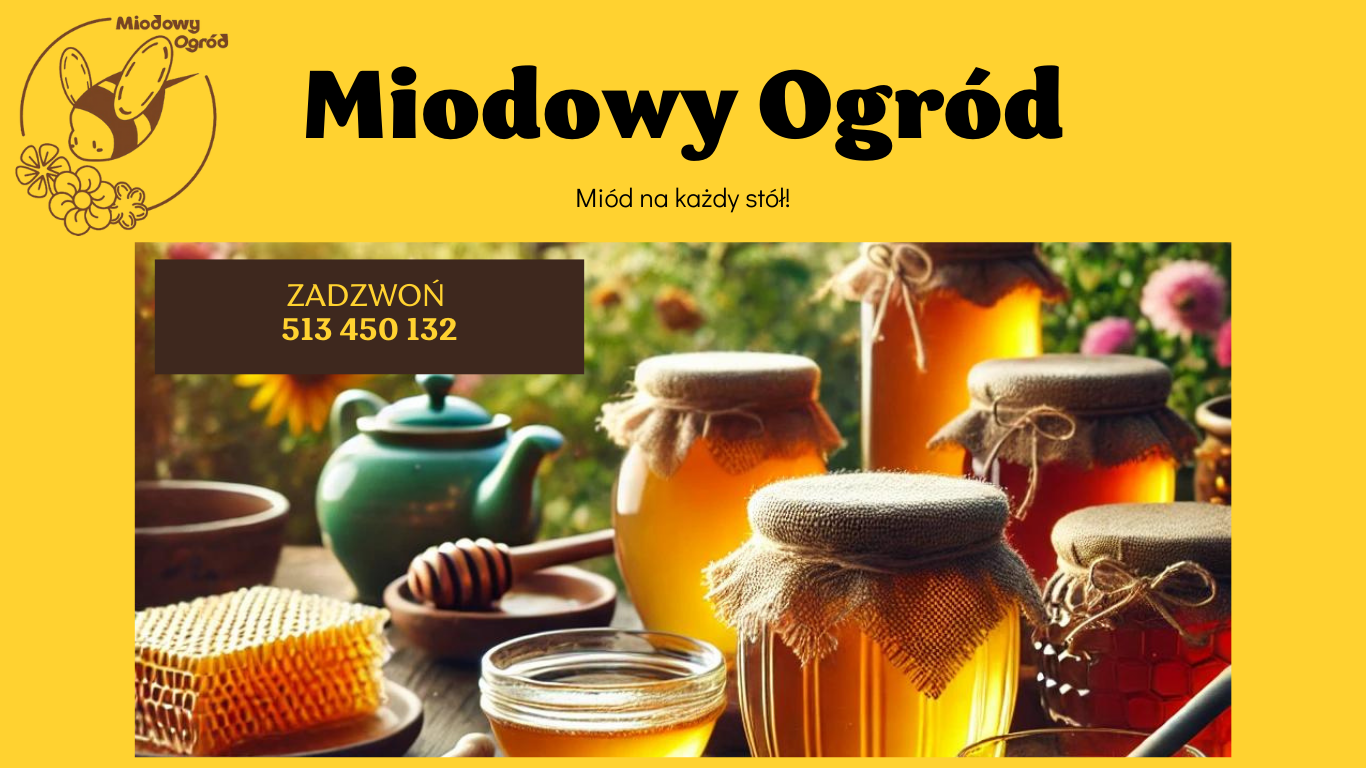Miodowy Ogród Logo and Contact